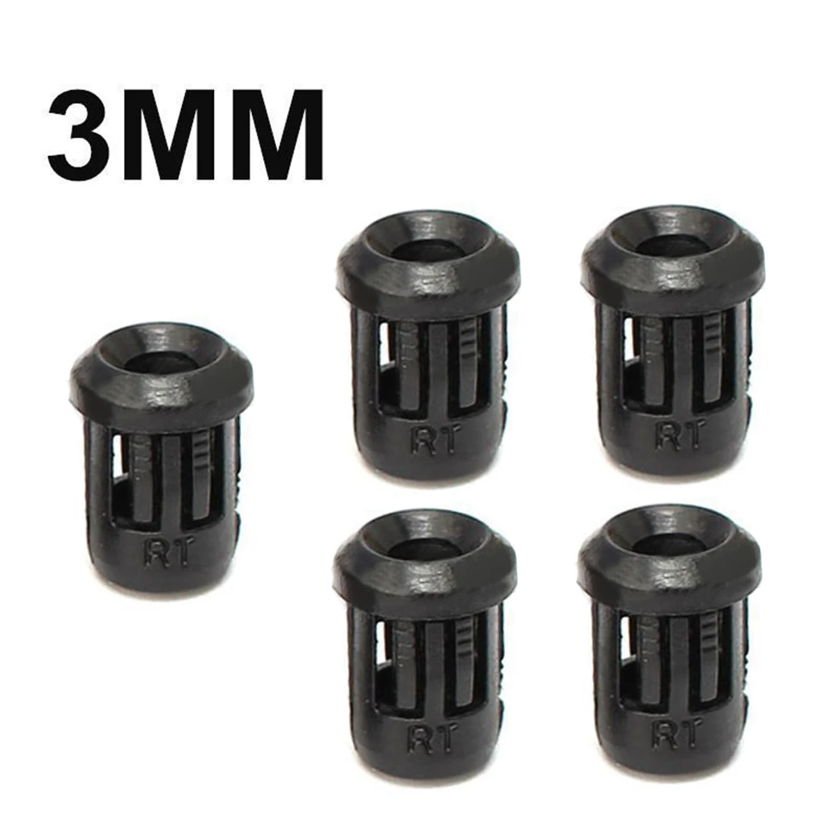

5pcs Black Plastic LED Bezel LED Diode Lamp Holder Clip Bezel Mount 3-10mm For Light Accessories
