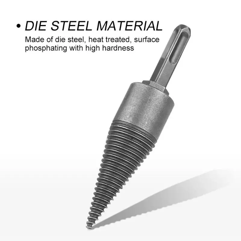 Drillforce дровяная разделительная машина для сверления дерева, конусный расширитель, перфоратор, шуруповерт, сверло, разрезные буровые инструменты 145/120 мм
