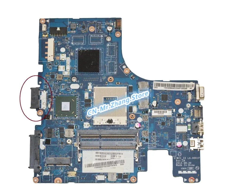 Материнская плата SHELI для ноутбука Lenovo Z400 P400 11S90002215 90002215 DDR3 VIWZ1_Z2 LA-9061P | Компьютеры