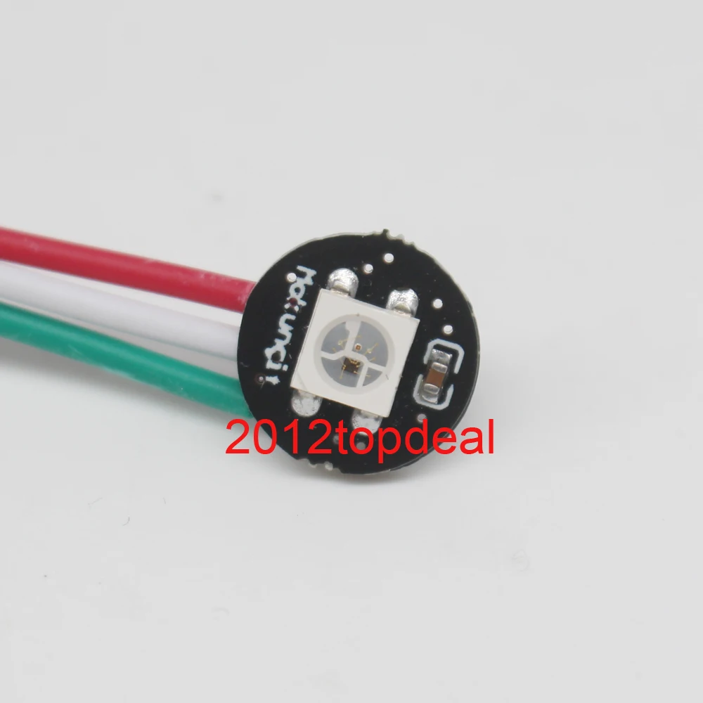 WS2812 5050 RGB LED 1 8 12 16 24 32 бит кольцевая лампа с интегрированным Драйвером | Лампы и