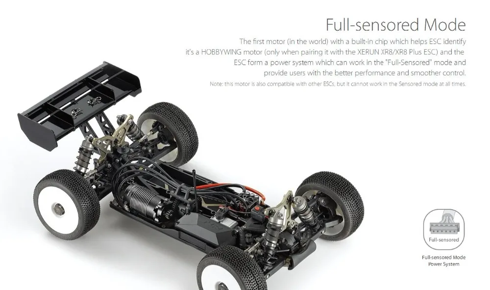 Щеточный электронный регулятор скорости HobbyWing XeRun 4268 4274 SD G2 датчиками бесщеточный 4-х полюсной inrunner мотор 1600KV 1900KV 2200KV для RC 1/8 1/10 автомобили