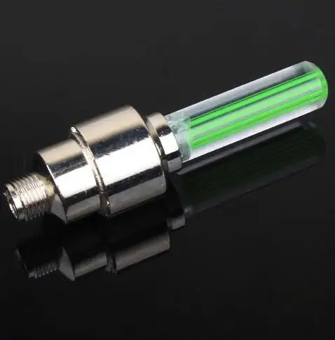 green 2 шт., горячее предложение, индукционные спицы для велосипедного колеса, светодиодный светильник s, лампа для движения шин, неоновый светильник, лампа для велосипеда, автомобиля, мотоцикла, Аксессуары для велосипеда - Испускаемый цвет: green