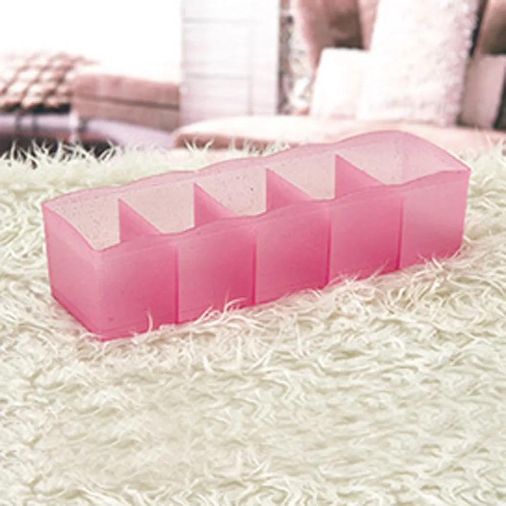 Пластиковый Органайзер с 5 ячейками коробка для хранения галстуков