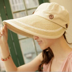 2015 new Hot sale summer fashion women sun hats casual protection vintage beach wide brimmed cap Chapeu | Аксессуары для одежды