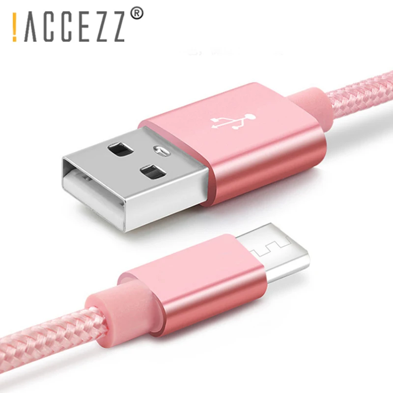 ! ACCEZZ Micro USB кабель Быстрая зарядка и синхронизация данных кабели для samsung S7 S6 Xiaomi