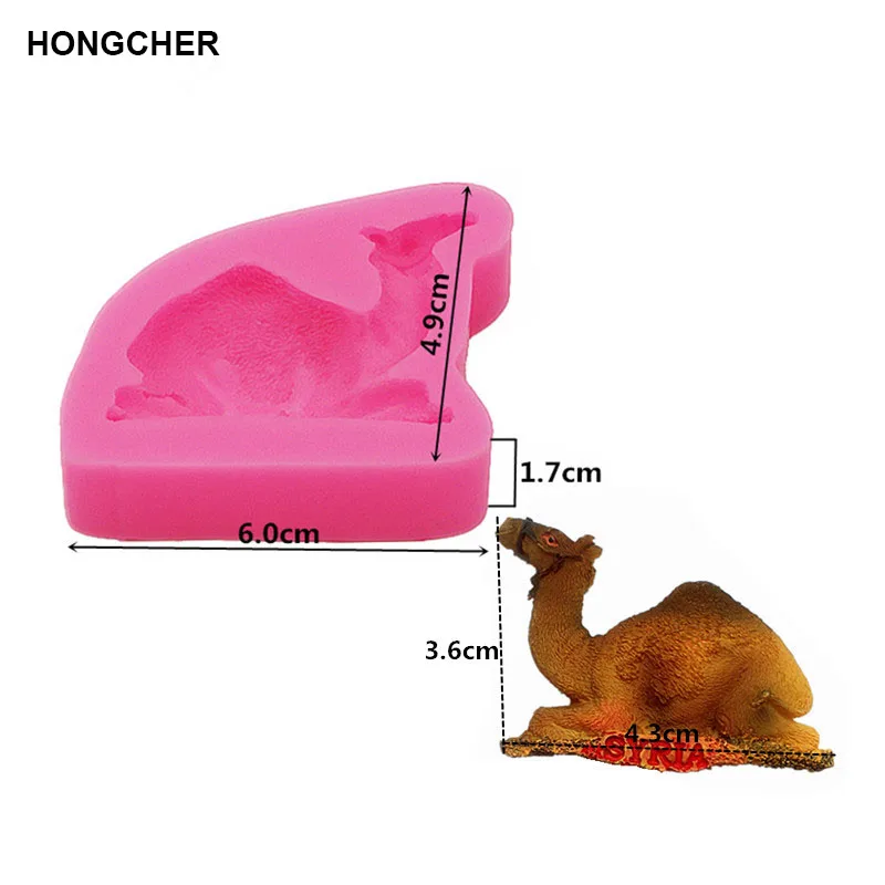 Силиконовая форма для мастики пустыни верблюда животных шоколада украшения