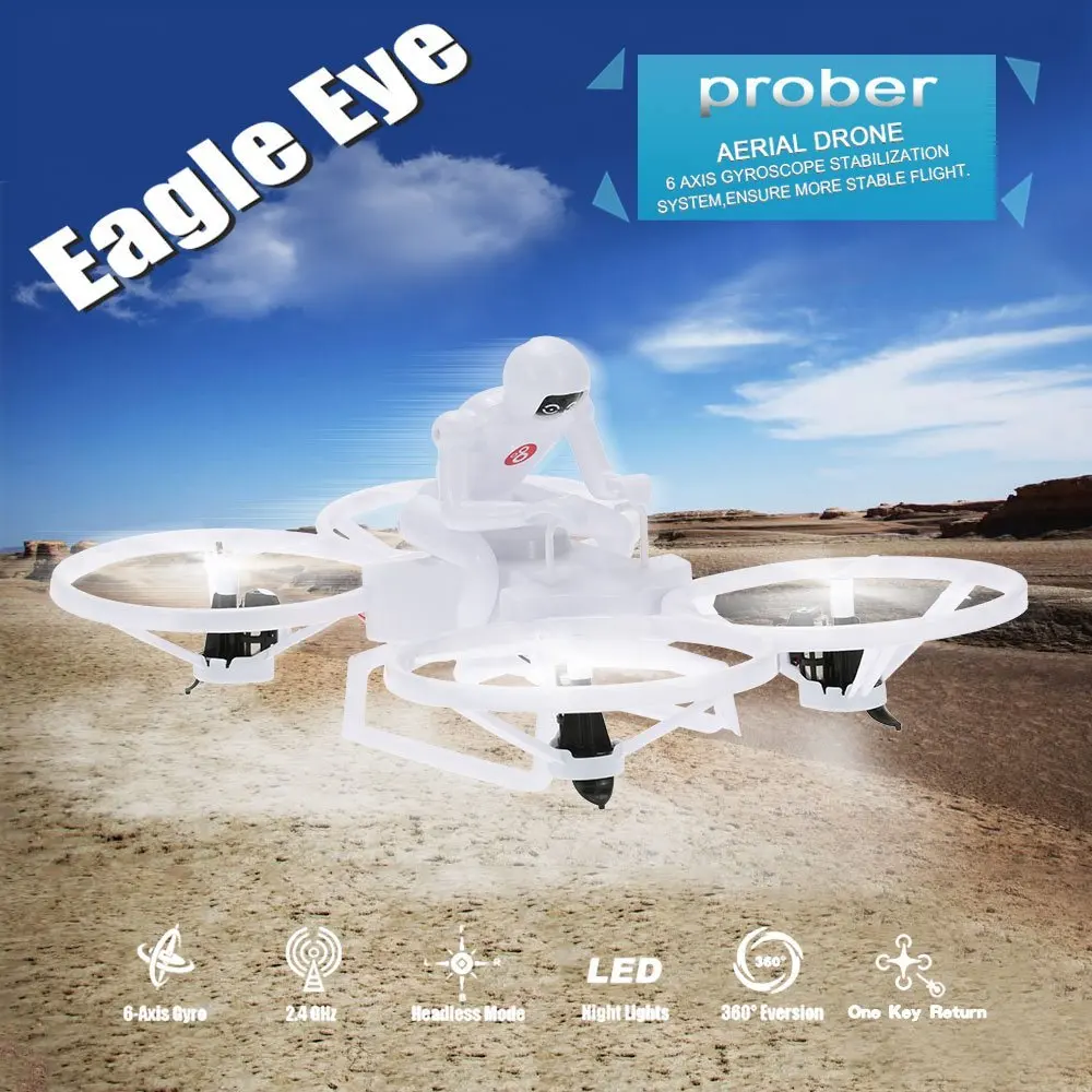 Create Toys E902 2 4G 4CH 6 осевой гироскоп Prober Aerial Drone 3D Flips CF Mode авто возврат RTF RC Quadcopter|rc