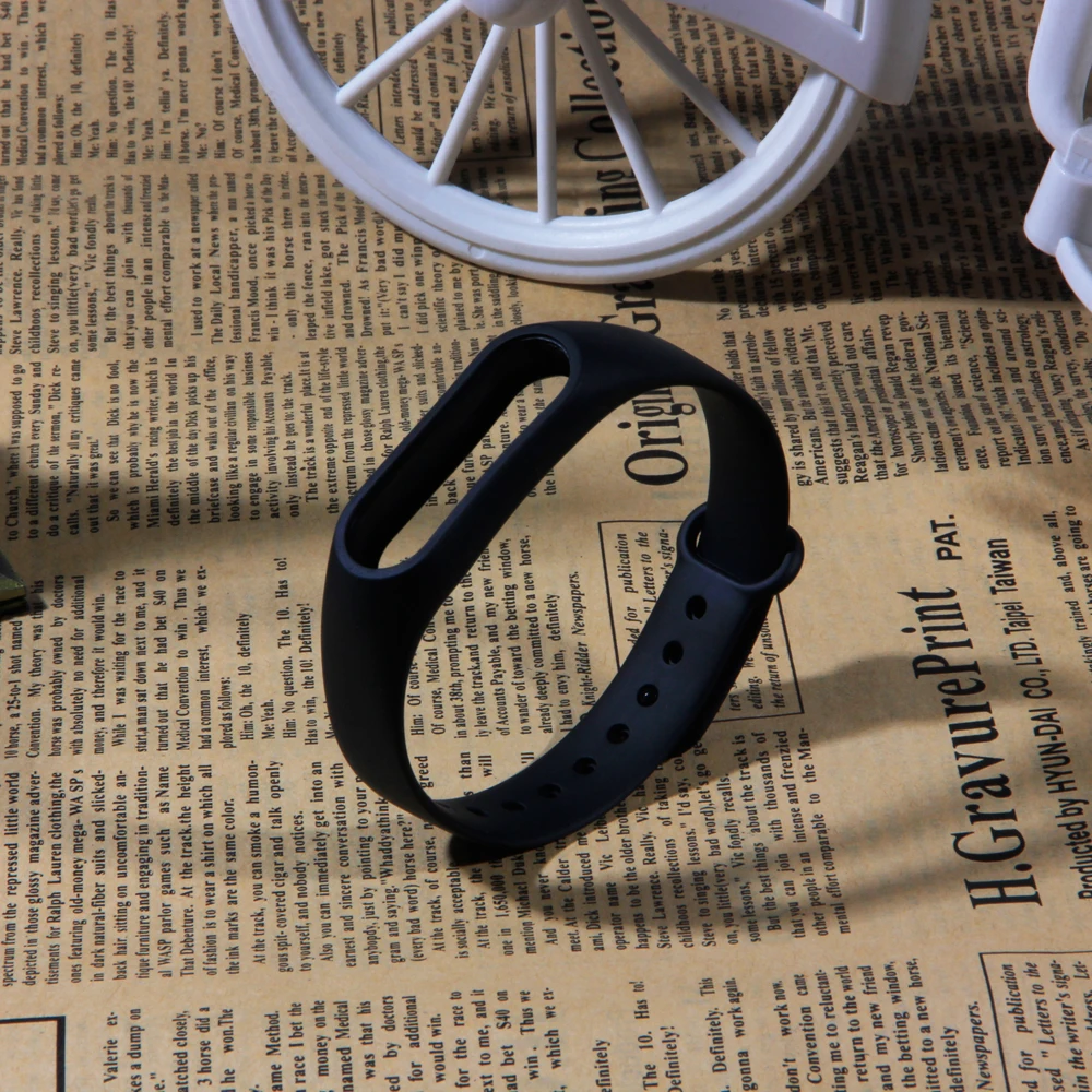 Цветной силиконовый ремешок для браслета сменный оригинального Miband 2 Xiaomi Mi band
