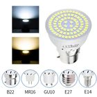 GU5.3 Светодиодная лампа-кукуруза GU10 точечный светодиод Ampul E27 точечная лампа 5 Вт 7 Вт 9 Вт B22 энергосберегающее освещение E14 домашний декор Bombillas SMD 2835