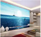 3d фотообои на заказ для стен, 3 d Настенные обои для моря, красивые пейзажи для телевизора, 3d обои для гостиной, домашний декор