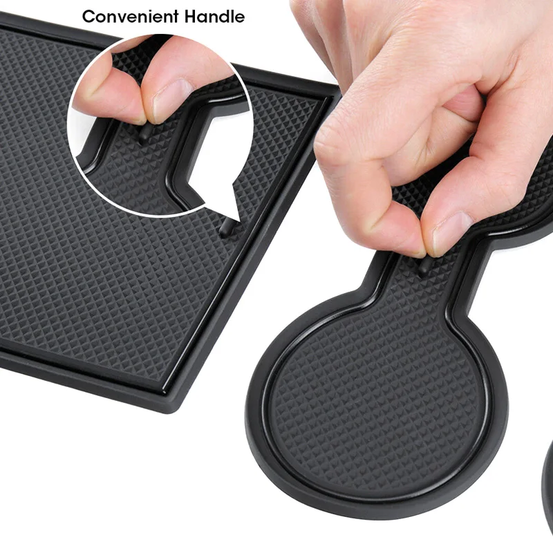 7 шт. Автомобильный Центральный приставка подстаканник аксессуары для Tesla Model 3