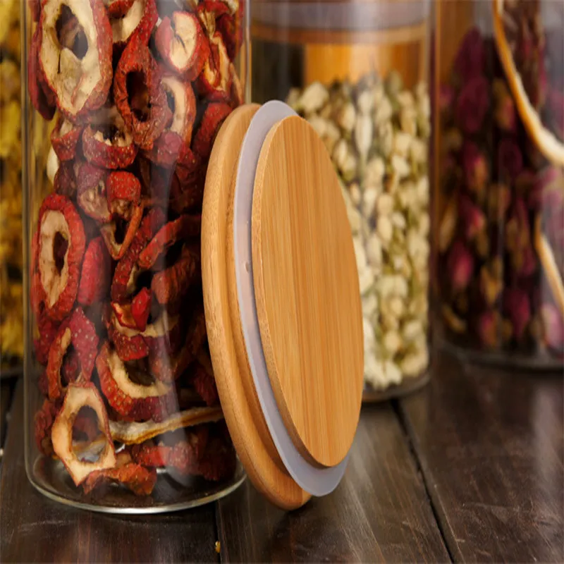 Еда крышка Стекло хранения Jar свинца Кухня Коробка Для Хранения запечатанные