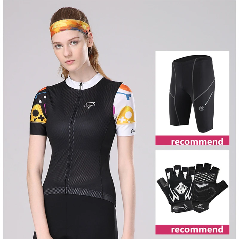 Mountainpeak Лето Для женщин Велоспорт ткань дышащий Quick dry MTB влагу УФ защиты езда на