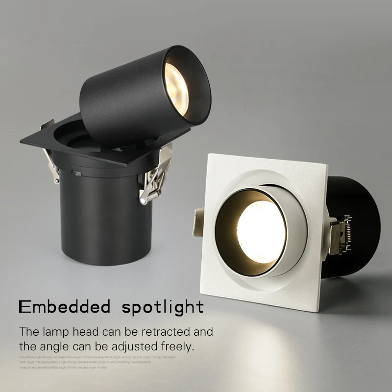Встроенный светодиодный прожектор CREE COB 12 Вт высокий индекс цветопередачи Ra&gt 93