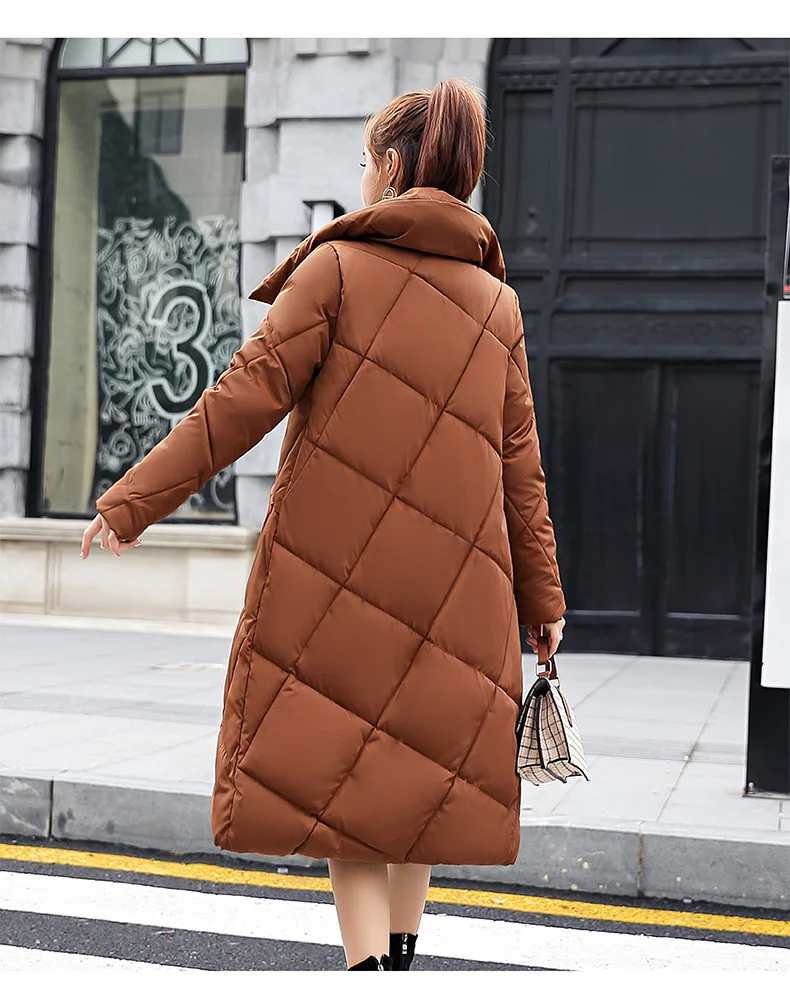 Argyle/зимнее пальто для женщин парки 2018 Mujer Parka femmeверхняя одежда с воротником