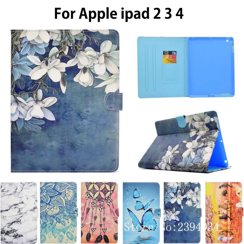 Модный чехол с рисунком панды совы для Apple ipad 2 3 4 умный iPad iPad2 планшета из
