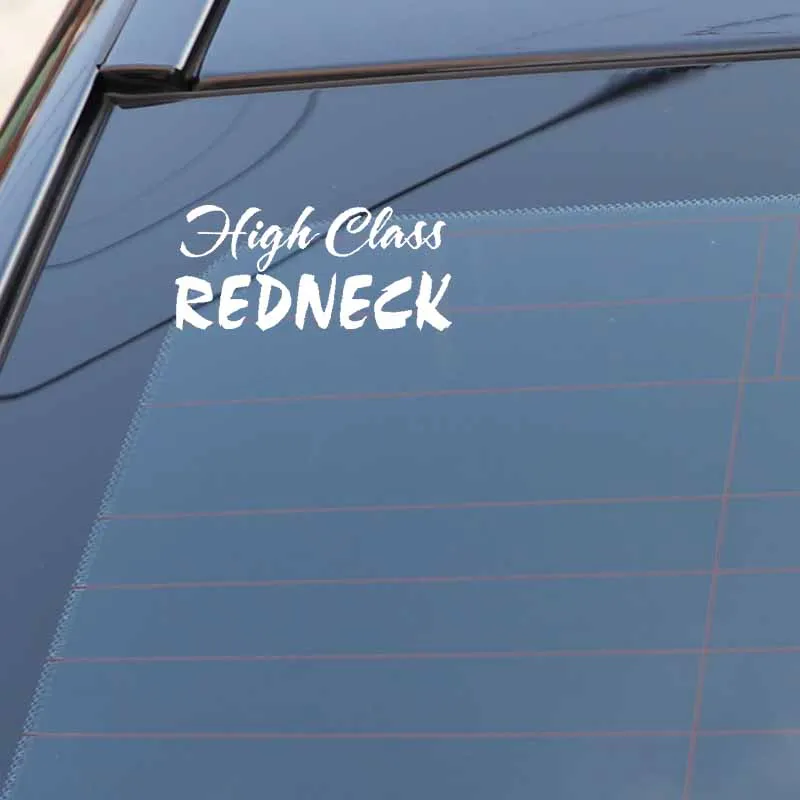 YJZT 14 2 см * 6 5 Высококачественная виниловая наклейка REDNECK Автомобильная дизельный