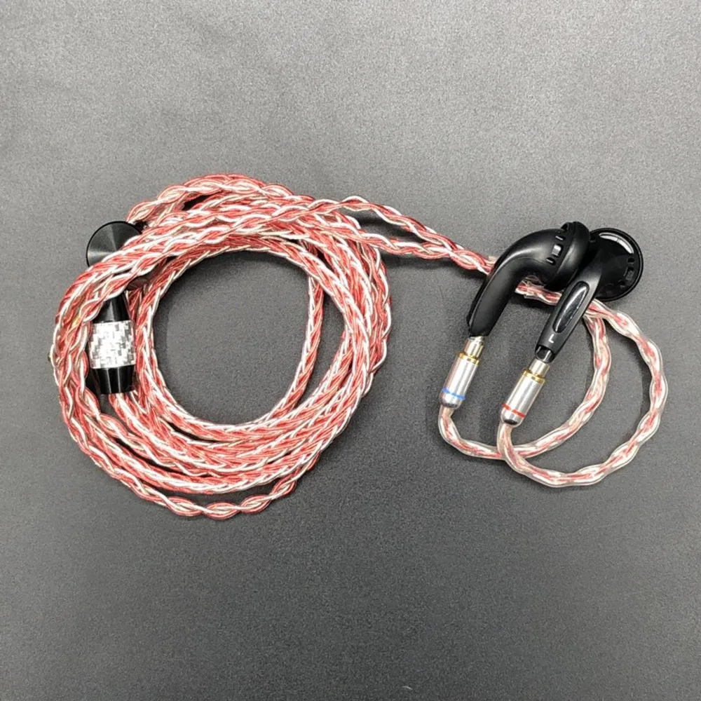 FENGRU DIY EMX500 Lite наушники с плоской головкой DIY наушники HiFi бас наушники DJ наушники тяжелый бас качество звука MMCX интерфейс MX500