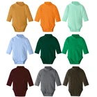 HooyiБоди для новорожденных; Одежда для маленьких мальчиков; Преждевременный комбинезон; Детские пижамы; Мягкий трикотажный топ из 100% хлопка для девочек; Футболки