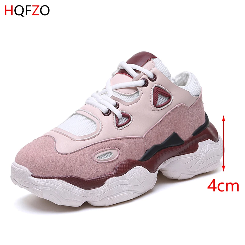 HQFZO/высококачественные кроссовки; Pantshoes; женские кроссовки на платформе; женская обувь; дышащие повседневные женские кроссовки для бега