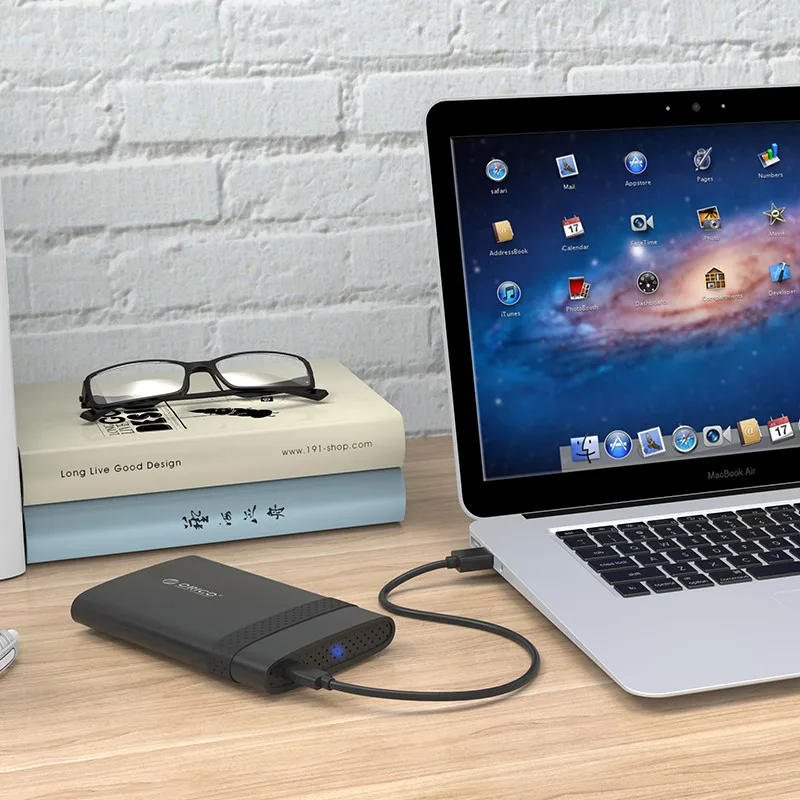 Чехол ORICO для 2 5 дюймового жесткого диска USB3.0/Type C SSD корпус мобильный жесткий диск