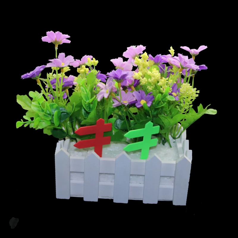 Фото Горячая Распродажа, ярлыки для растений, Пластиковый садовый знак, садовое украшение для сада, толстая этикетка, фирменная новинка, PTSP №3