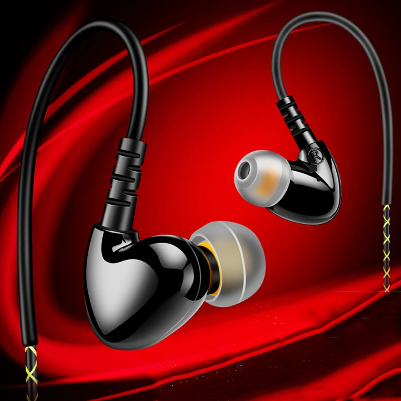 Sports Earphones PTM F1 Running Waterproof Headphone with Mic Headset Stereo Earbuds Bass for Xiaomi mobile phone | Электроника