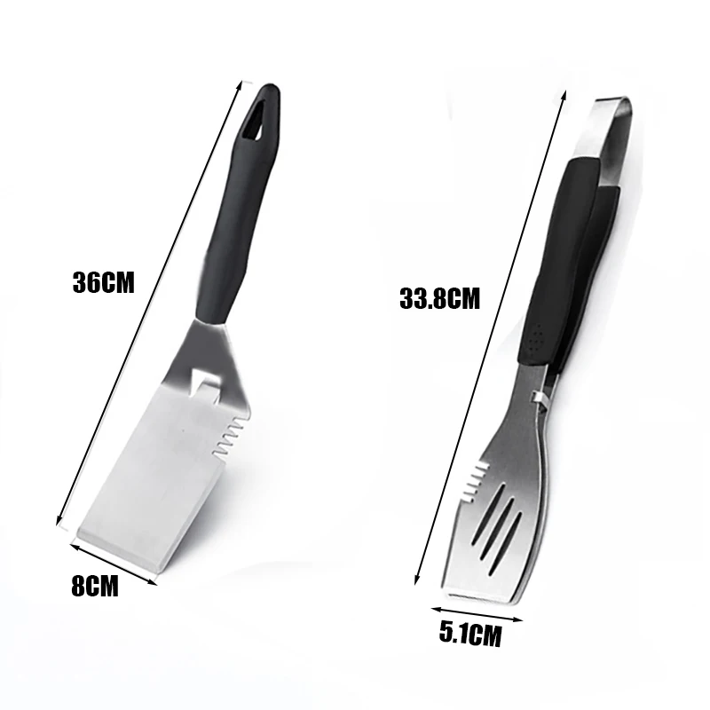 Набор лопат для барбекю многофункциональный шпатель Teppanyaki щипцы Kabob инструменты