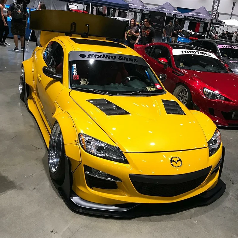 Автомобильные аксессуары для Mazda RX8 SE3P RB Стиль FRP волокно стекло полный