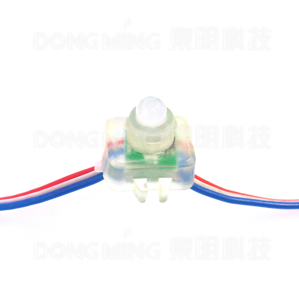 Оптовая Продажа 1000 шт./лот RGB led строковый модуль ws2801 12 мм водонепроницаемый IP65 pixel