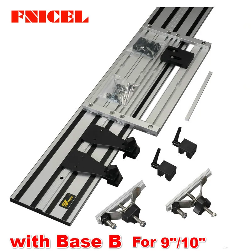 SET A with Base B Универсальный двухэтажный станок для резьбы по дереву, прямая направляющая с регулируемой пилой, база для деревообработки, инструменты DIY - Цвет: SET A with Base B