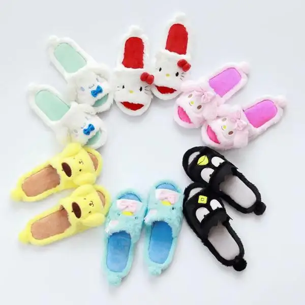 Мультяшные зимние комнатные тапочки Cinnamoroll Melody коллекция кукол игрушки Мягкая