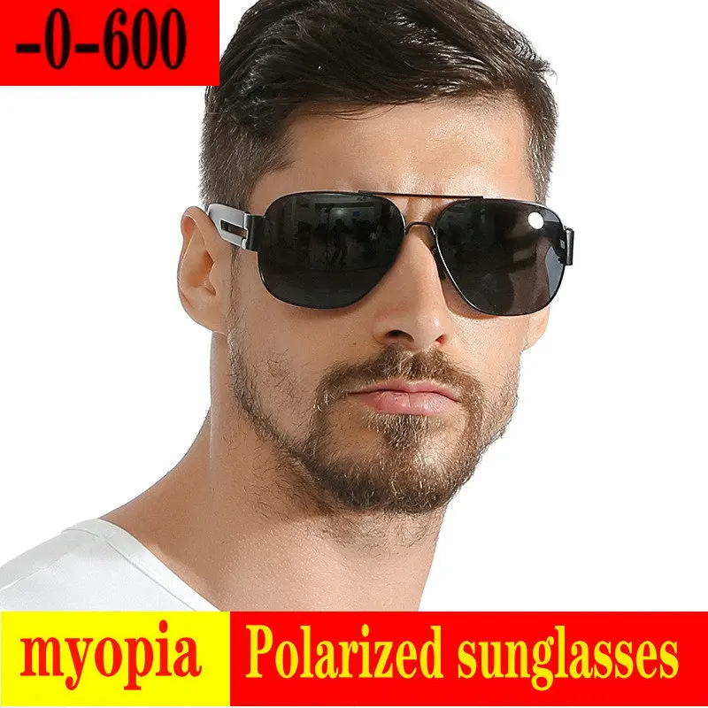 MINCL/рецепт 1 0 5 2 3 4 поляризационные солнцезащитные очки для близорукости мужчин и