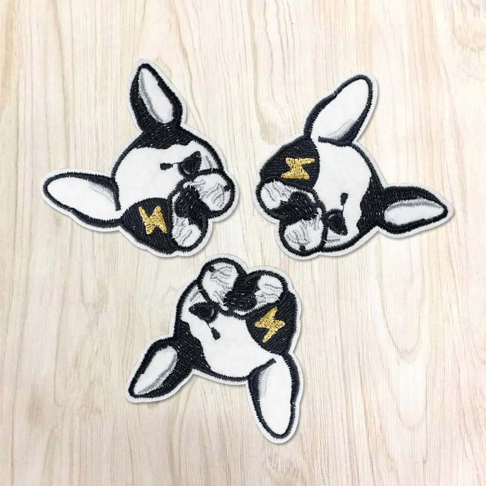 Нашивка с вышивкой для собак Hapi нашивка куртки Байкерский Скелет в стиле панк