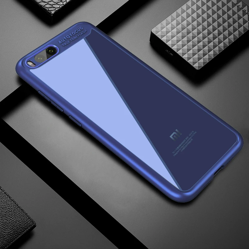 Чехол для Xiaomi mi 6 задняя силиконовая защитная оболочка противоударный