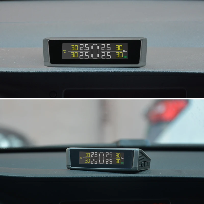 Junsun TM204 шин воздушный Давление мониторинга Системы Солнечный TPMS сигнализации