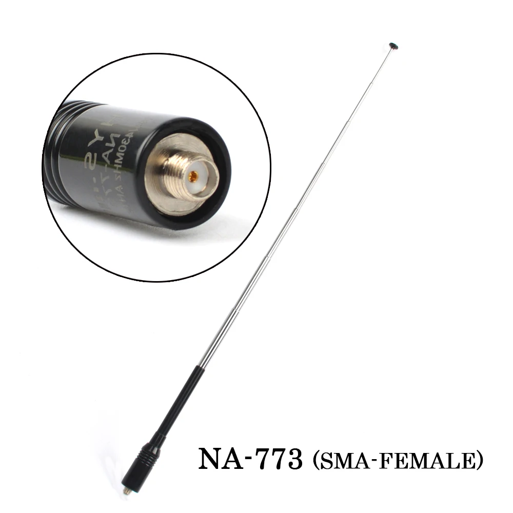 HYS NA 773 sma женский Walkie Talkie антенны телескоп Ham UHF VHF Dual Band 144/430 мГц двухстороннее radio