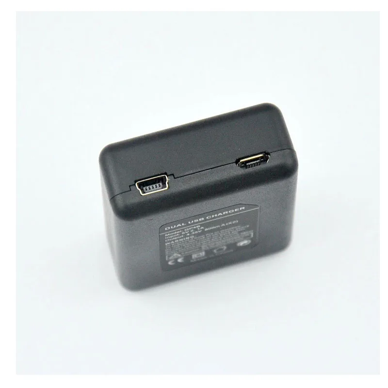 SHOOT AHDBT-401 USB Dual Port Battery Charger for Gopro Hero 4 HERO4 Black Sliver Camera with Cable Go pro Accessories | Электроника