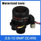 Электродвигатель 8 МП с переменным фокусным расстоянием 4K, постоянный ток, ирис, 11, 8 дюймов, 3,6-10 мм, D14, моторизованный фокус и зум для IMX334OS08A10, ip-камера видеонаблюдения
