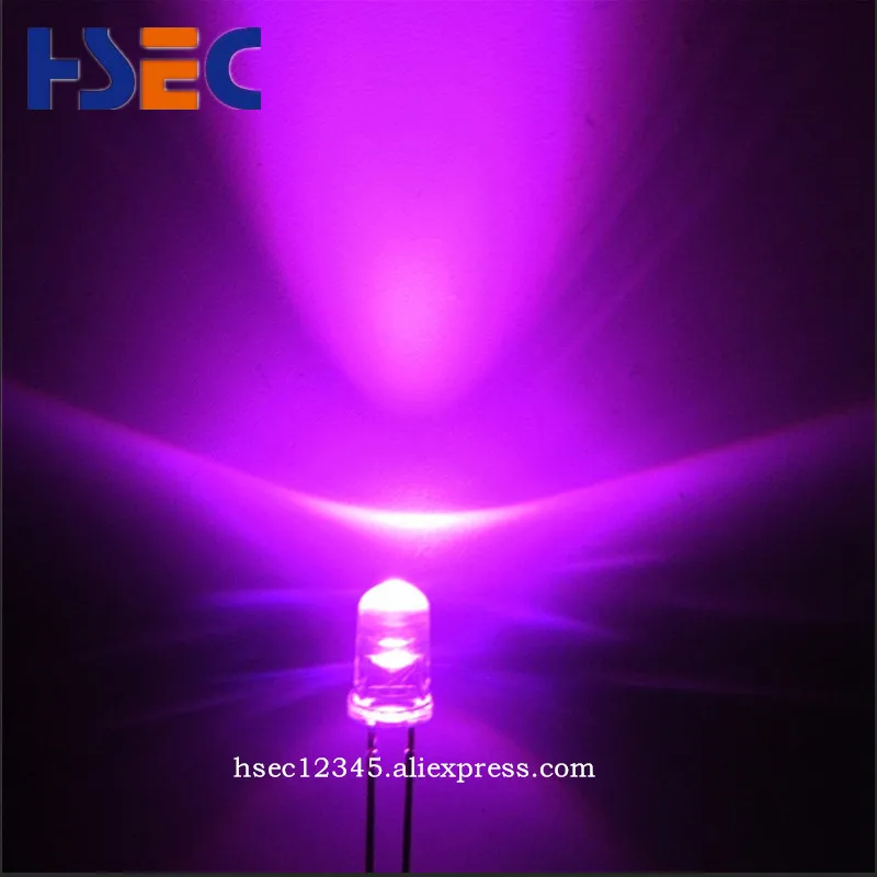 Бесплатная доставка высокое качество 1000 шт. 5 мм круглые светодиоды розового