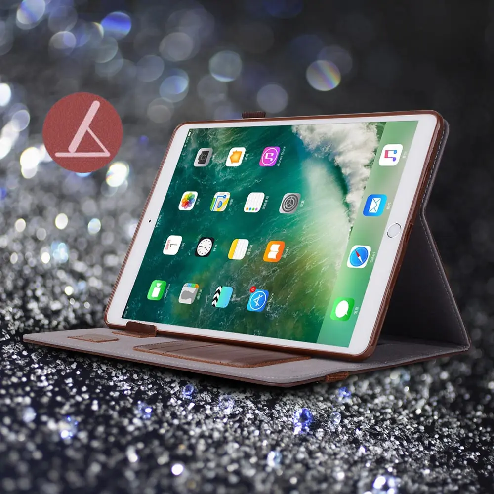 Умный чехол для планшета iPad 9 7 дюйма 2017 роскошный складной подставка из