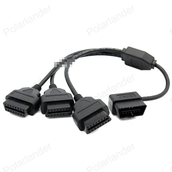 Лидер продаж кабель OBDII 50 см интерфейс OBD автомобильный адаптер разъем 16