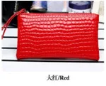 Модный кошелек-клатч из искусственной кожи для женщин, девушек, девушек, держатель для карт, высокое качество, кошелек для телефона, кошелек для монет, сумка для девушек, сумки для денег - Цвет: Красный