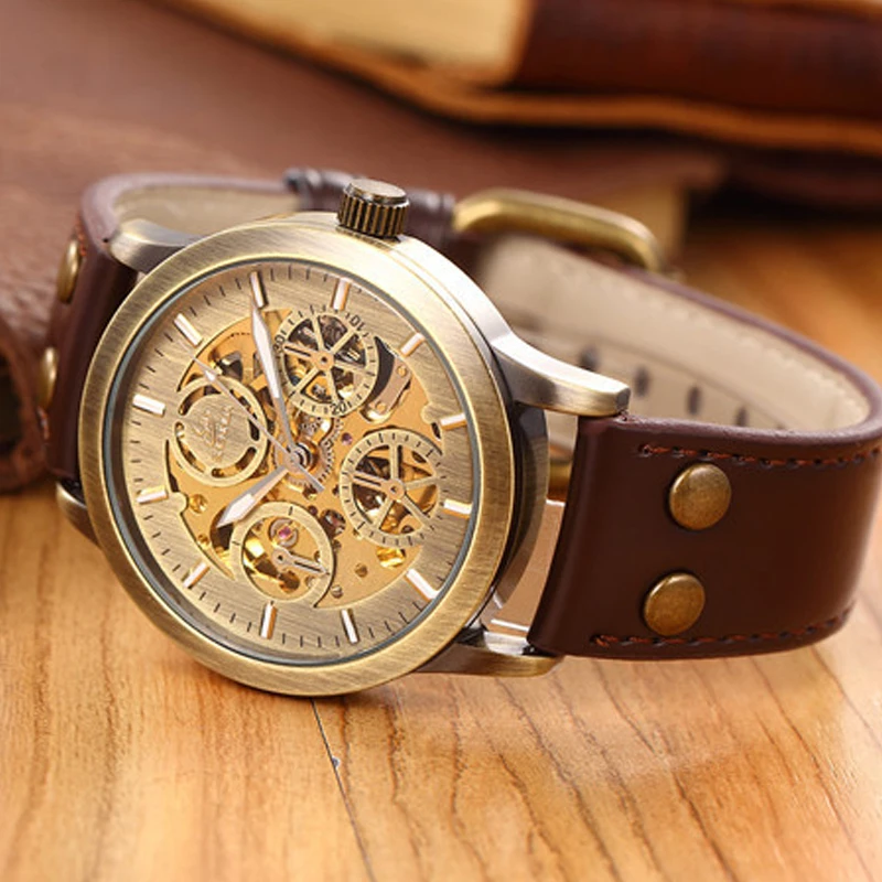 SHENHUA 2018 horloges mannen автоматический часы Мужские механические наручные Винтаж
