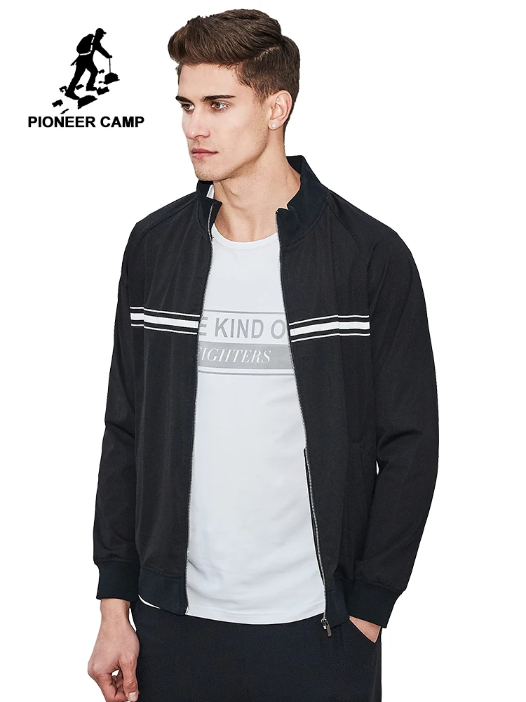 Мужская куртка пальто Pioneer Camp черная повседневная высшего качества весна 2019|jacket