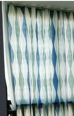 Современные кривые жалюзи занавески тканевые в японском стиле декоративные с