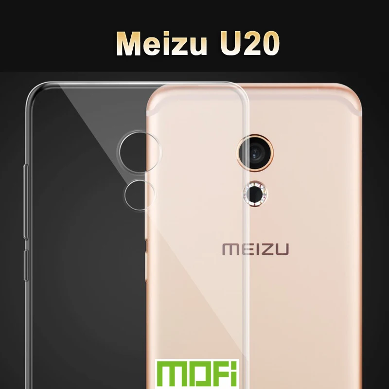 Чехол для Meizu U20 крышка Mofi марки мягкий ясно TPU чехол силиконовый U 20 miezu meuzu|case for