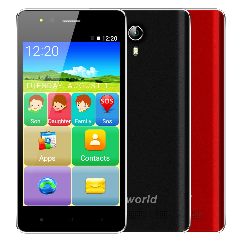 Vkworld F1 смартфон MTK6580 4 ядра 5 &quotДисплей пожилых громче динамик 1 ГБ + 8 Android 3g WCDMA с