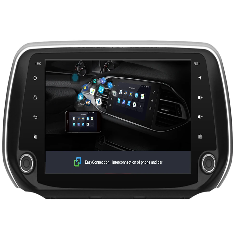 Android 9,1 9,1 автомобильный dvd-плеер для hyundai Santa FE Tucson IX 35 Авторадио головное устройство автомобиля gps МУЛЬТИМЕДИА
