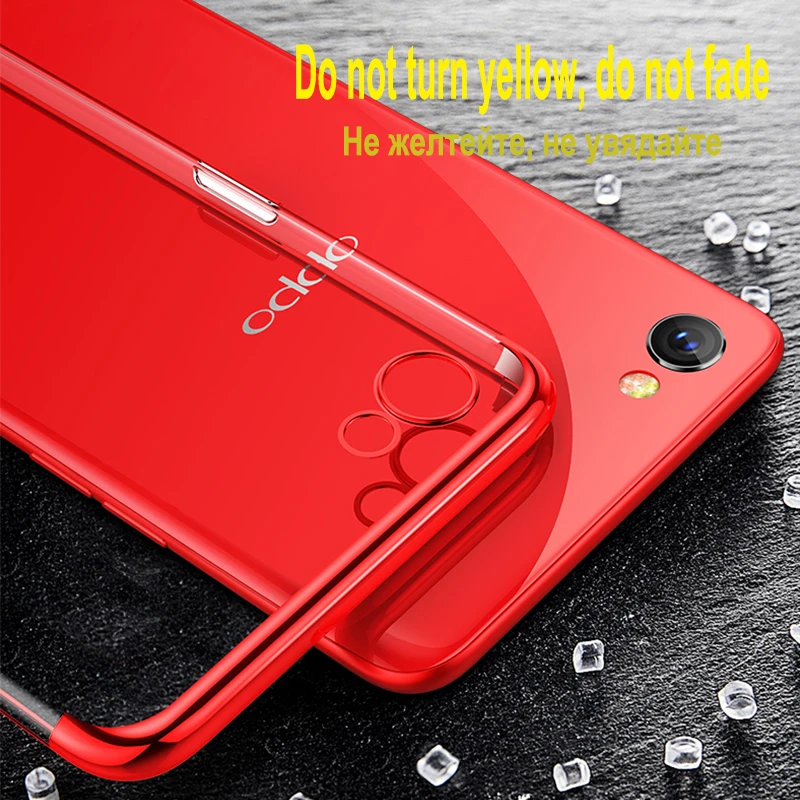 JCDA Чехлы для oppo a3 крышка Luxe Мягкие TPU Galvaniseren Сияющий Gevallen Voor случае transparante